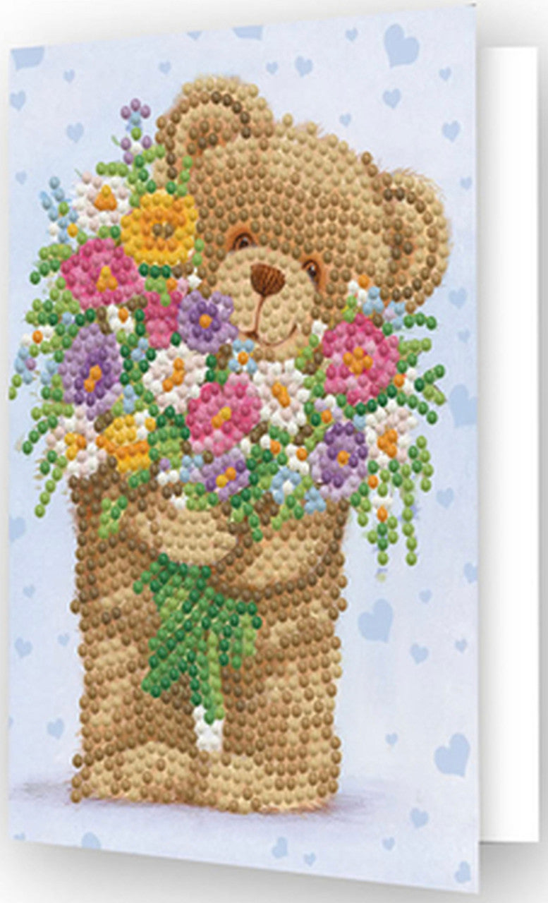 Diamond Dotz stelletje liefde wenskaart